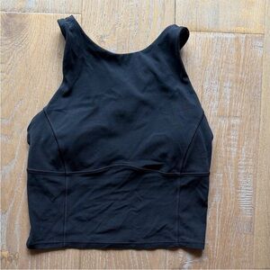 lululemon athletica Black Crop Top